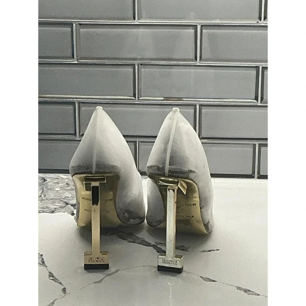 Jessica Rich So‎ Fancy Snake Print Stiletto Heels Pumps Size 8